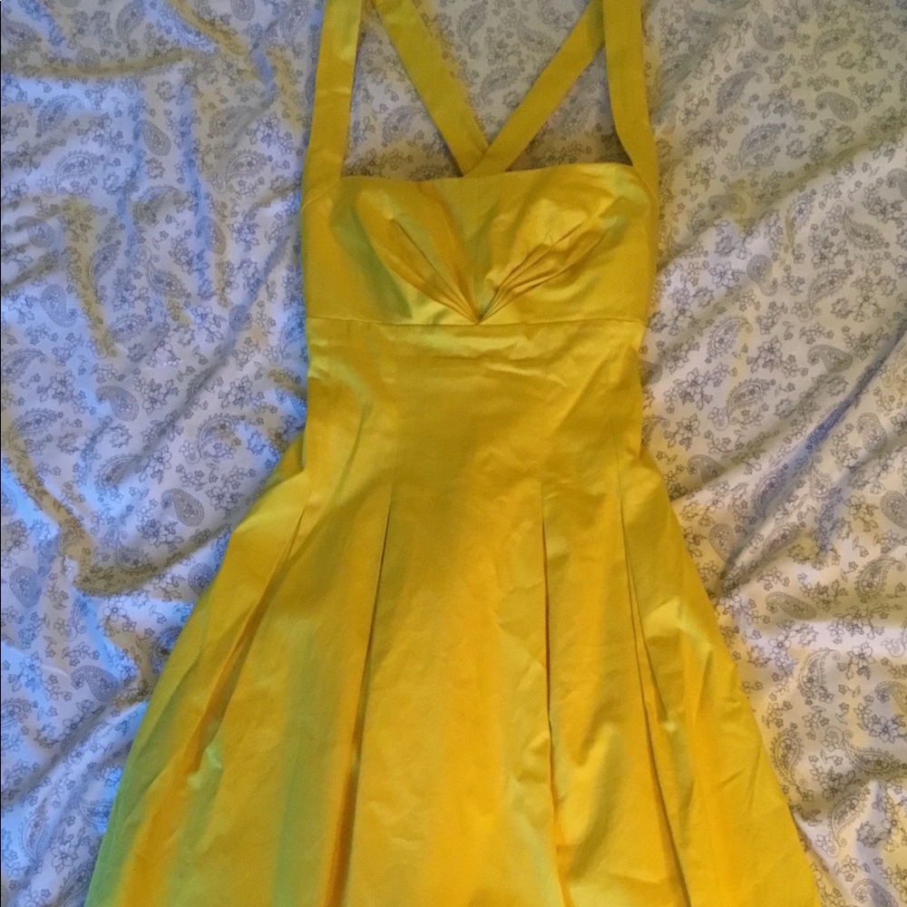 Yellow Calvin Klein Dress